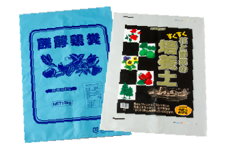 PE袋（鶏糞袋等）自動袋詰機イメージ